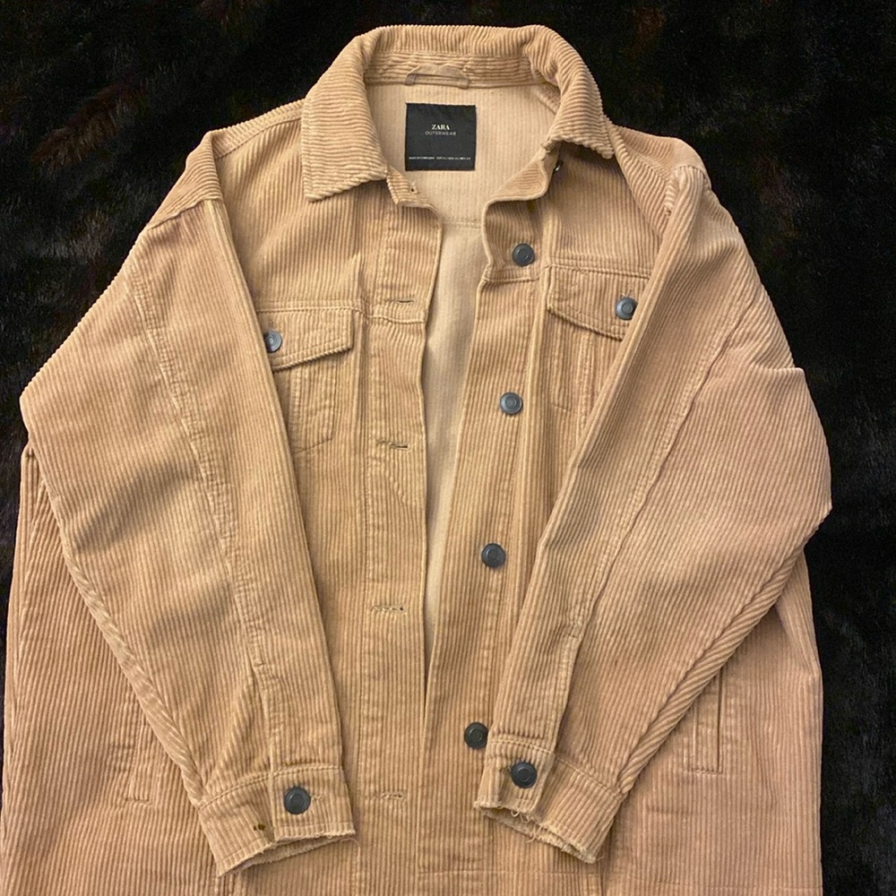 Suede oversized XS jacket